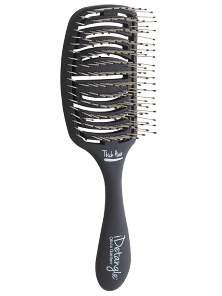 Brosse I Detangle Noire Cheveux EpaisOlivia Garden 1 Brosse I Detangle Noire Cheveux EpaisOlivia Garden