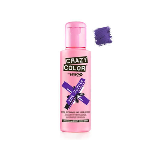Crazy Color N° 62 Hot Purple 100ml 1 Crazy Color N° 62 Hot Purple 100ml