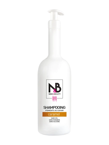 Shampoing Pigmentant Caramel New & Beauty 1000ml 1 Shampoing Pigmentant Caramel New & Beauty 1000ml