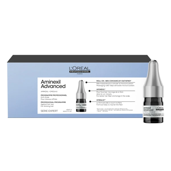 Ampoules Anti-Chute Aminexil Advanced Serie Expert L'Oréal Professionnel 42x6ml 1 Ampoules Anti-Chute Aminexil Advanced Serie Expert L'Oréal Professionnel 42x6ml