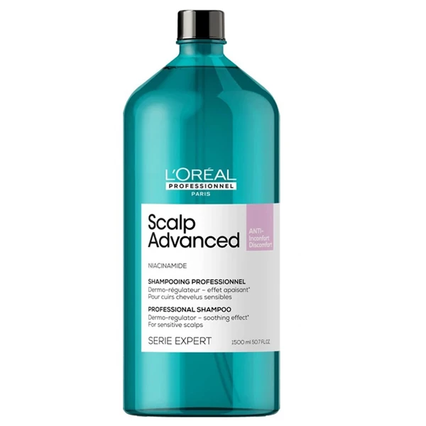 Shampoing Dermo-Régulateur Anti-Démangeaisons Scalp Advanced Serie Expert L'Oréal Professionnel 1500ml 1 Shampoing Dermo-Régulateur Anti-Démangeaisons Scalp Advanced Serie Expert L'Oréal Professionnel 1500ml