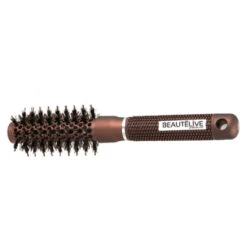 Brosse De Brushing En Ceramique MarronDIAMETRE 25 BEAUTE LIVE